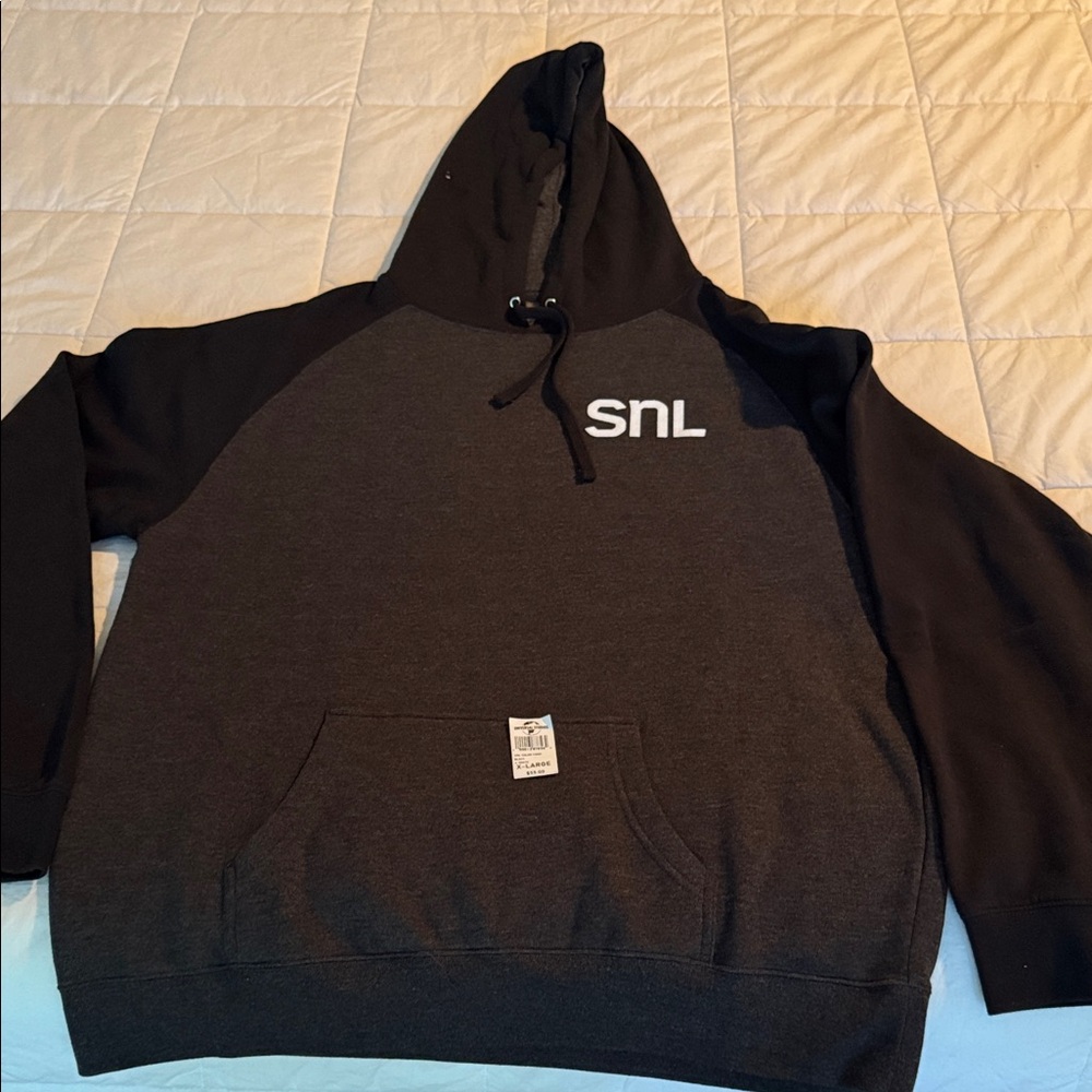 Universal Studios SNL Men's Black and Gray Hoodie, XL, NWOT